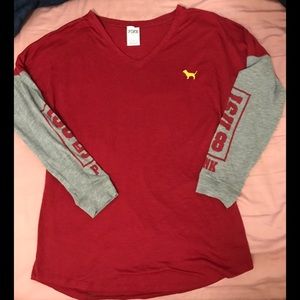 Vs pink cyclones shirt